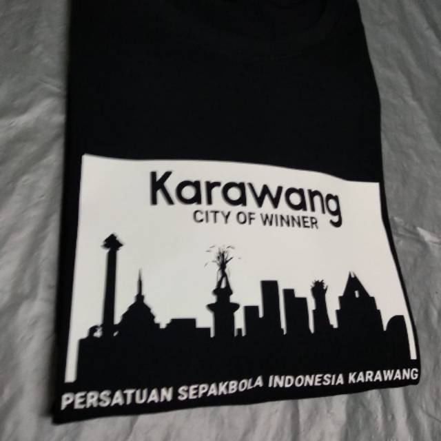 T-shirt kaos baju KARAWANG CITY OF WINNER FOOTBALL