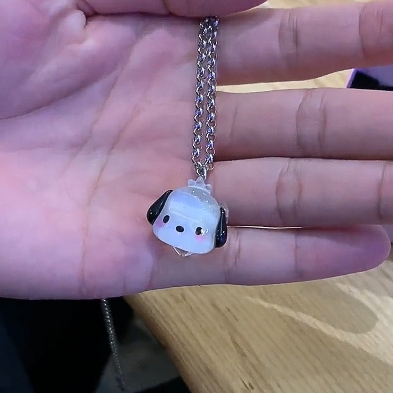 Kalung Liontin My Melody Cinnamoroll Pochacco Kawaii Sanrioed Untuk Pasangan