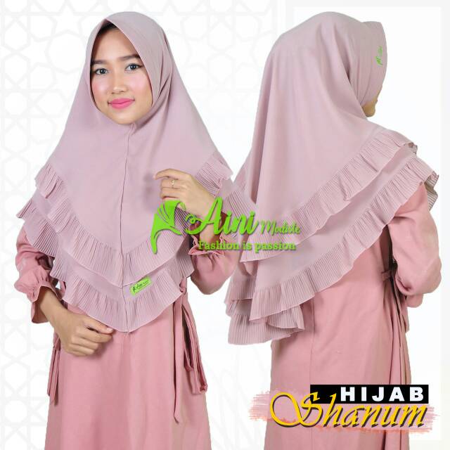 HIJAB SHANUM ORI BY AINI MODISTE MAAT CERUTY BABYDOLL