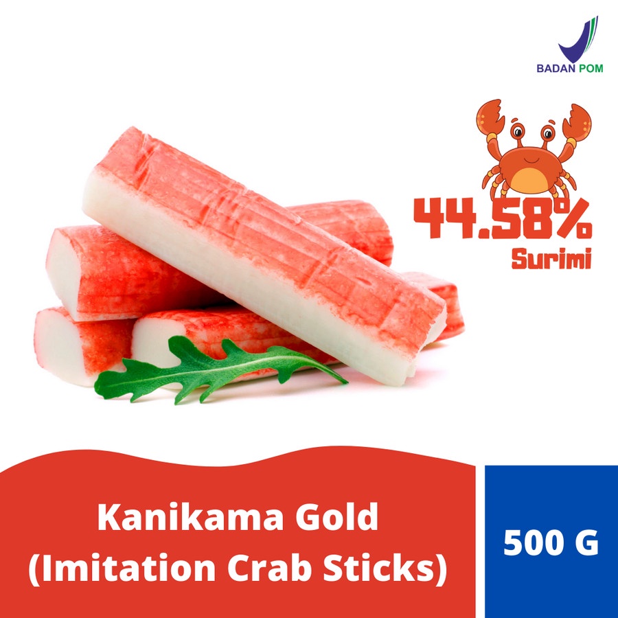 

Kanikama Gold (Imitation Crab Stick - 44.58% Surimi)