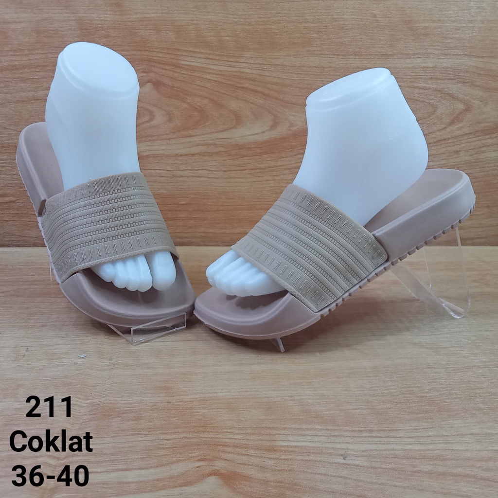 (COD) Sandal Selop Kokop Wanita Karet Jelly Irsoe 211-3
