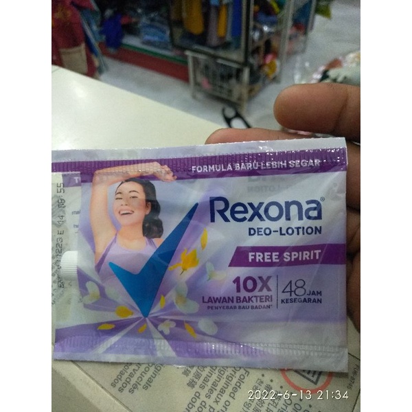 Deodorant Rexona free spirit sachet 9g