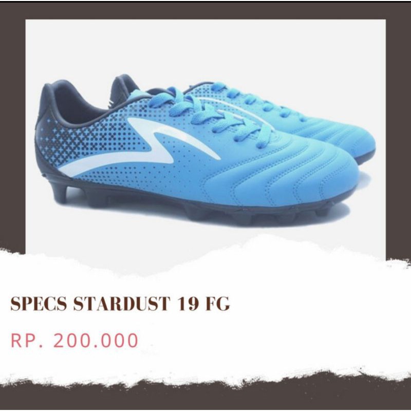SEPATU SPECS STARDUST 19 FG ORIGINAL