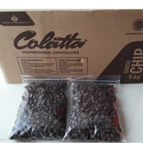 

Colatta Choco Chip Compound 250gr repack chocochip