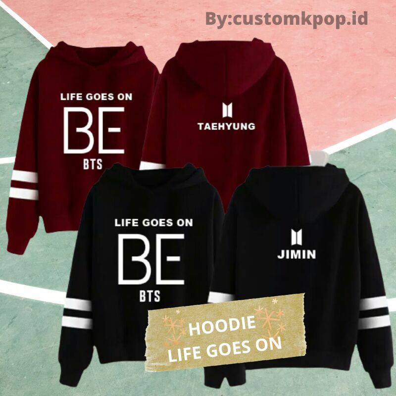 Hoodie Bts Jaket Bts Be Life Goes On