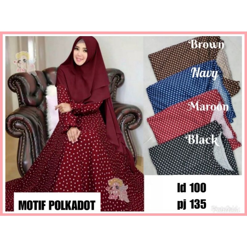 [Fashion Muslim] GAMIS HYGET PART 1 terbaru | busui | murah meriah | jumbo | motif