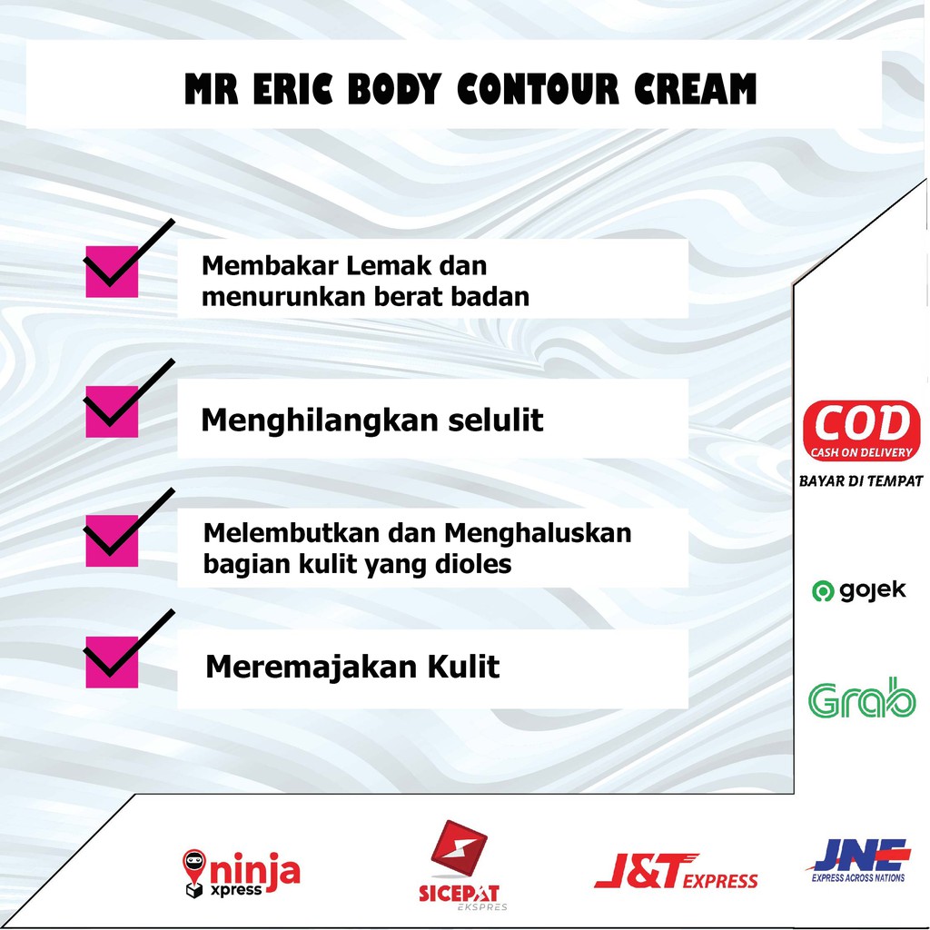 Krim Pelangsing Penurun Berat Badan Pembakar Lemak Dr Eric Contour Slimming Cream Body Culture ECB4