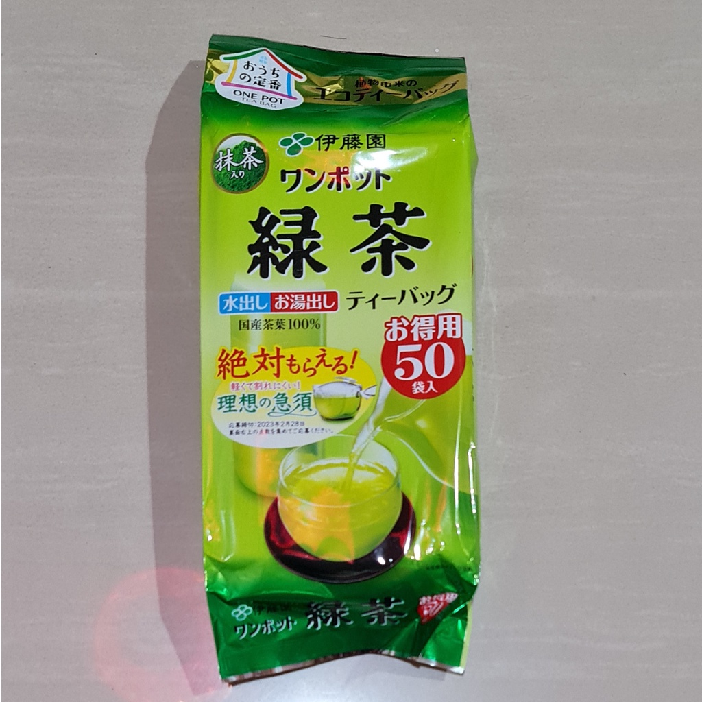 Ito En Itoen Green Tea With Matcha One Pot Tea Bag 50 x 3 Gram