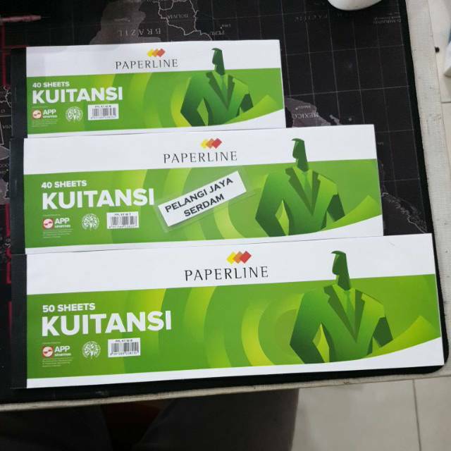 

Buku Kuitansi / Kwutansi PAPERLINE Kecil / Sedang / Besar