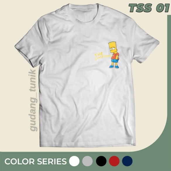 [BISA COD] T-SHIRT KAOS KEKINIAN THE SIMPSON UNISEX / BAJU ATASAN DTF PRIA DAN WANITA KEKINIAN BART SIMPSON HANDS UP FASHION / BAYAR DI TEMPAT