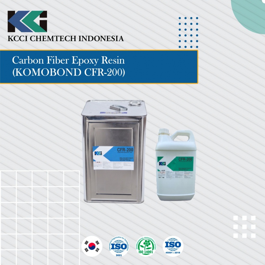 KOMOBOND CFR-200 (Perekat Fiber Epoxy Resin) Perekat serat carbon
