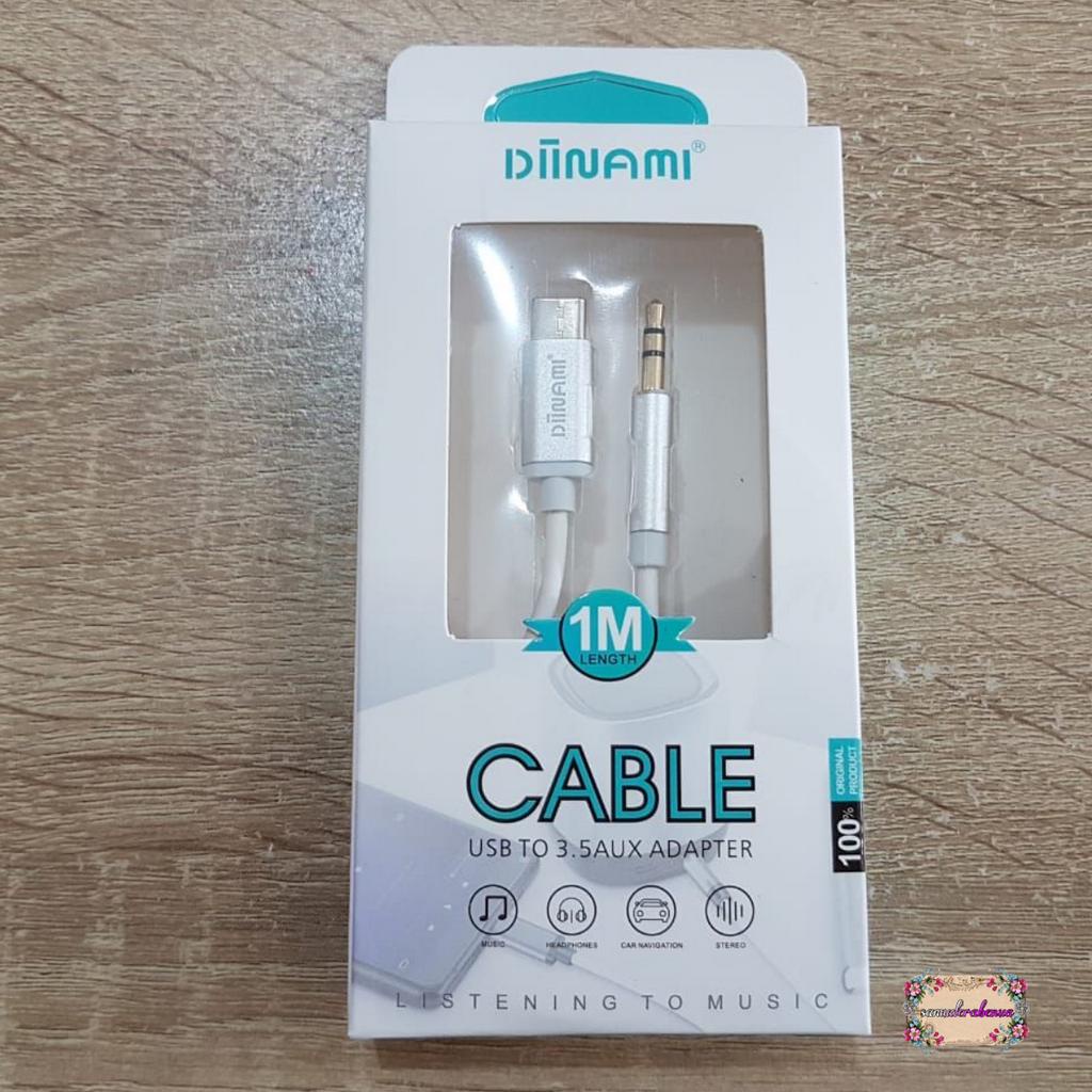 DIINAMI kabel iphone Lightning to aux 3.5mm Type C To Jack 3.5MM Premium Nylon kabel Audio SB5389