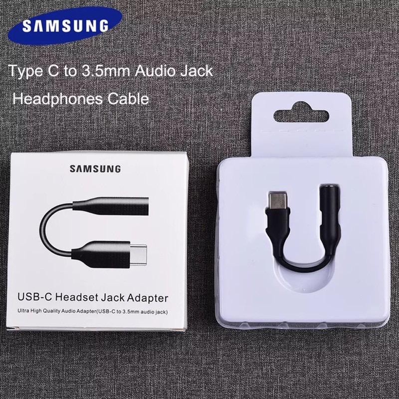 Kabel AUX Samsung Converter USB Type C to Audio 3.5mm Headset Jack Adapter USB-C TO AUX