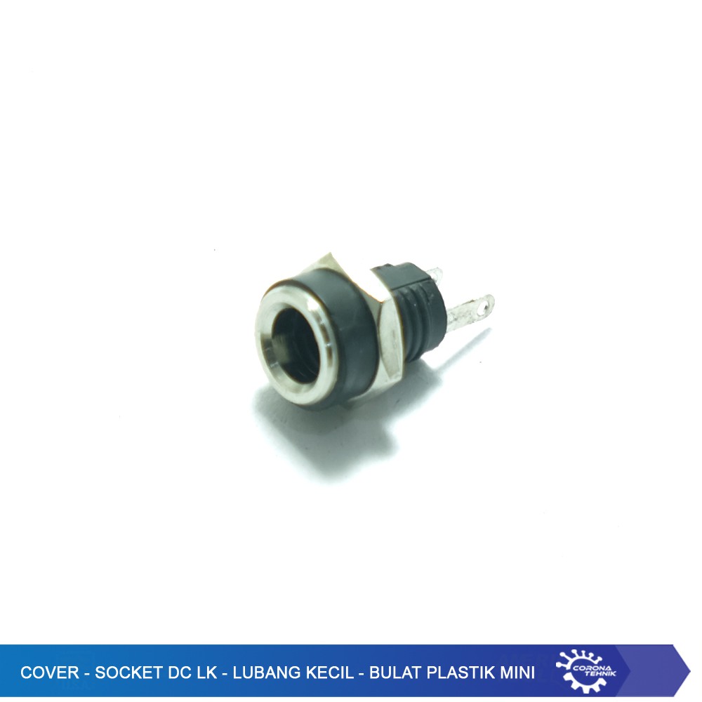 Cover - Socket DC LK - Lubang Kecil - Bulat Plastik Mini