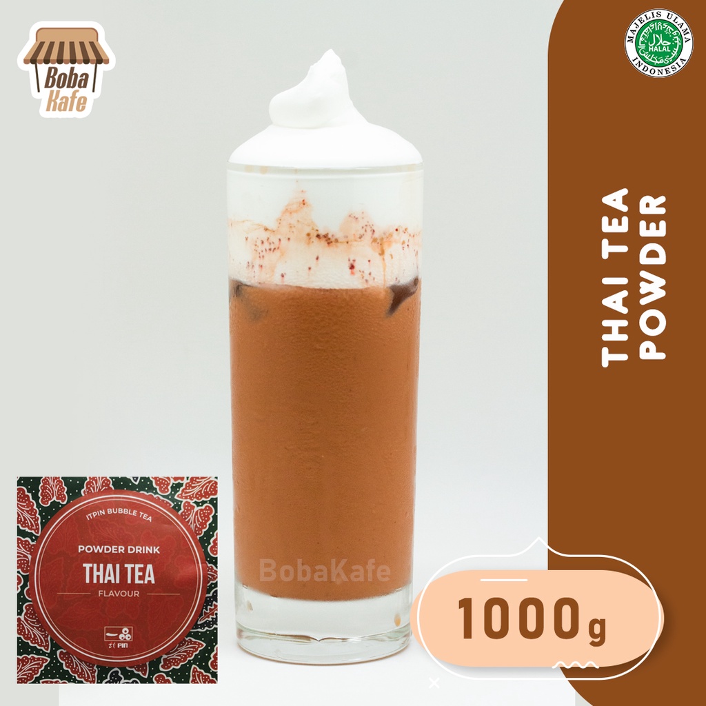 

Bubuk Minuman Rasa Thaitea - Thai Tea Milk Powder 1000gr ( Merk ITPIN)