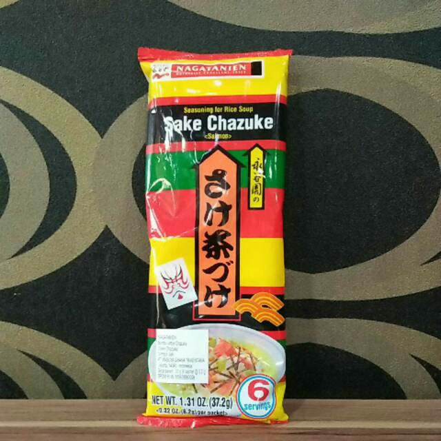 

Nagatanien Sake Chazuke 33gr / Bumbu Sup Rasa Teh Hijau dan Salmon ( isi 6 pack )