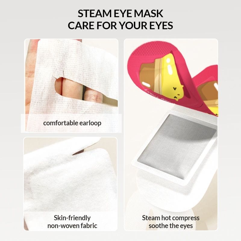 ✿ELYSABETHME✿ Bioaqua steam eye mask masker kompres  mata original anti lingkaran hitam lelah