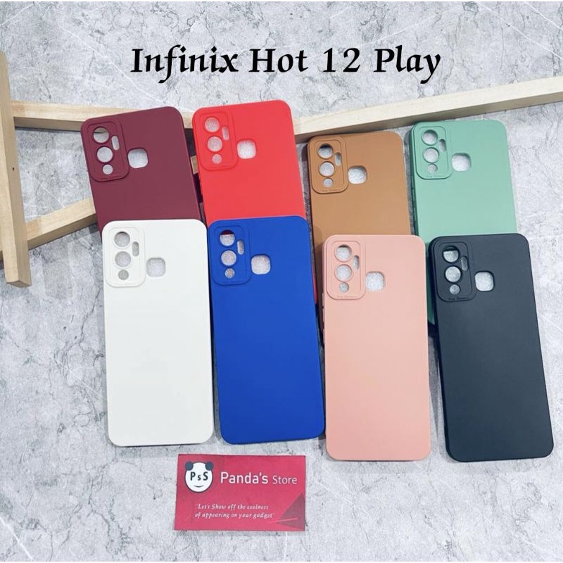 Softcase Pro Camera Infinix Hot 12 Play Candy Case Full Color 3D Silikon TPU