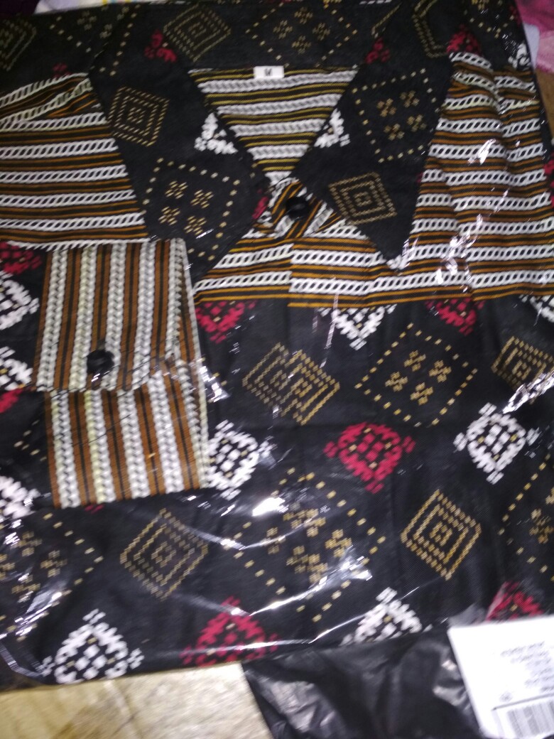 Nivana Batik Kemeja Batik Pria Motif Abas