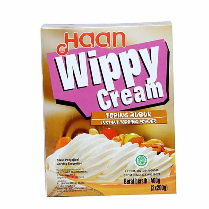 

Haan Whippy Cream 400gr