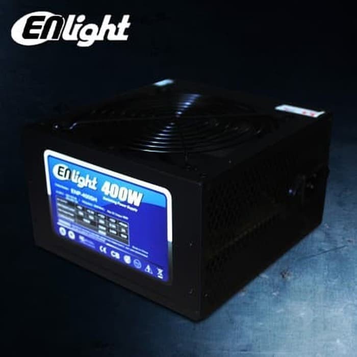 Power Supply Enlight 400Watt Black Silver 80 Plus Bronze