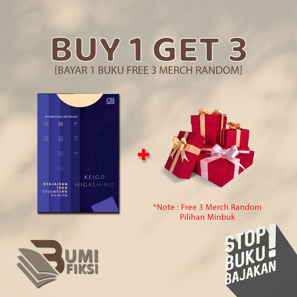 KEAJAIBAN TOKO KELONTONG NAMIYA - FREE 3 MERCH