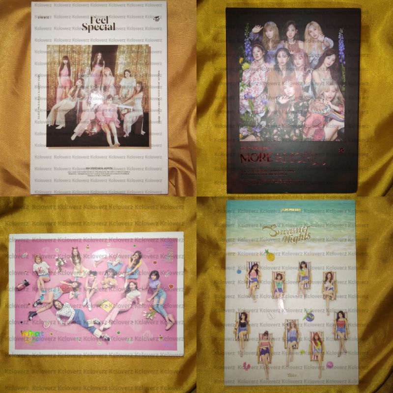 ALBUM TWICE WHAT IS LOVE, MORE AND MORE, SUMMER NIGHT, FEEL SPECIAL [ALBUM ONLY]
