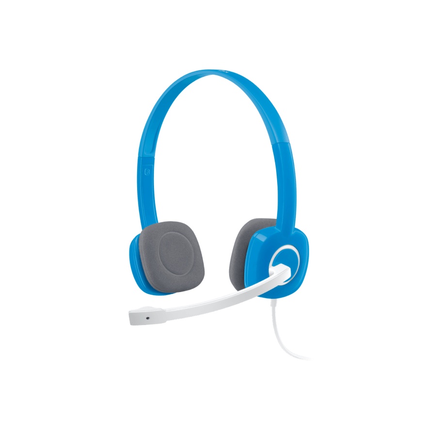 Logitech H150 Stereo Headset Mikrofon Dual Plug Original Resmi