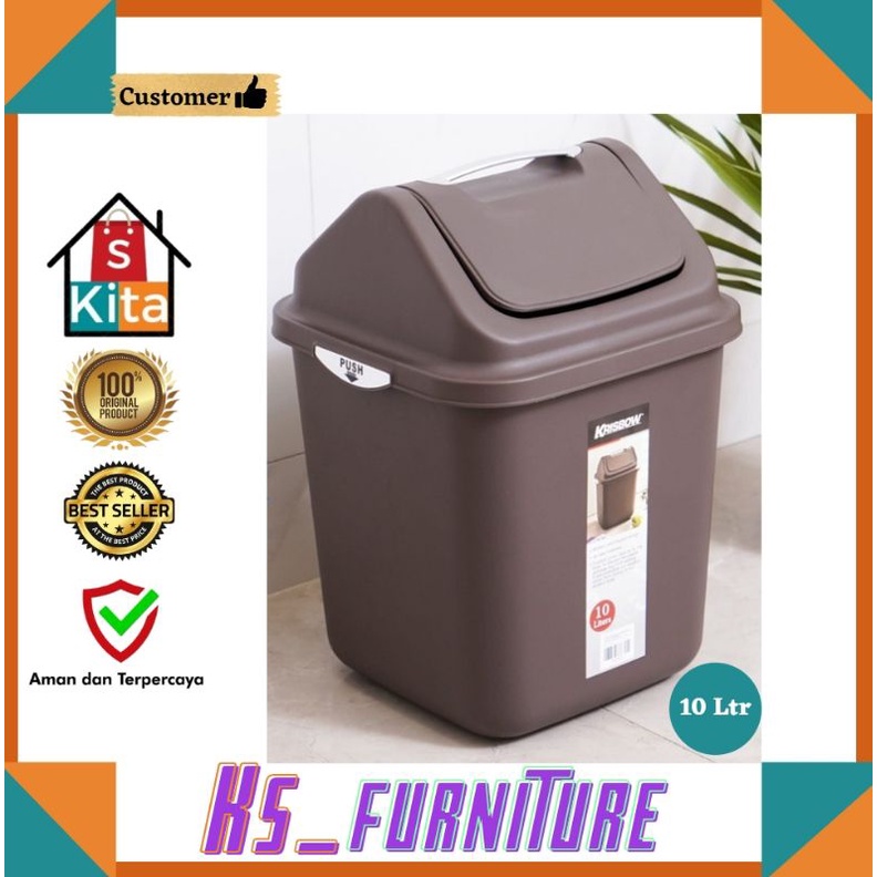 tempat sampah/tempat sampah kamar 10L/tempat sampah dapur /tempat sampah kamar mandi/tempat sampah m
