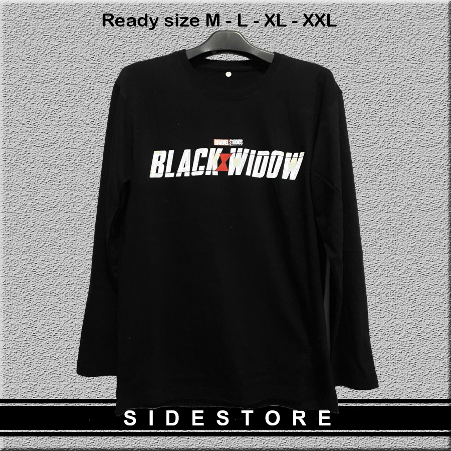 KAOS MARVEL - BLACK WIDOW - LENGAN PANJANG