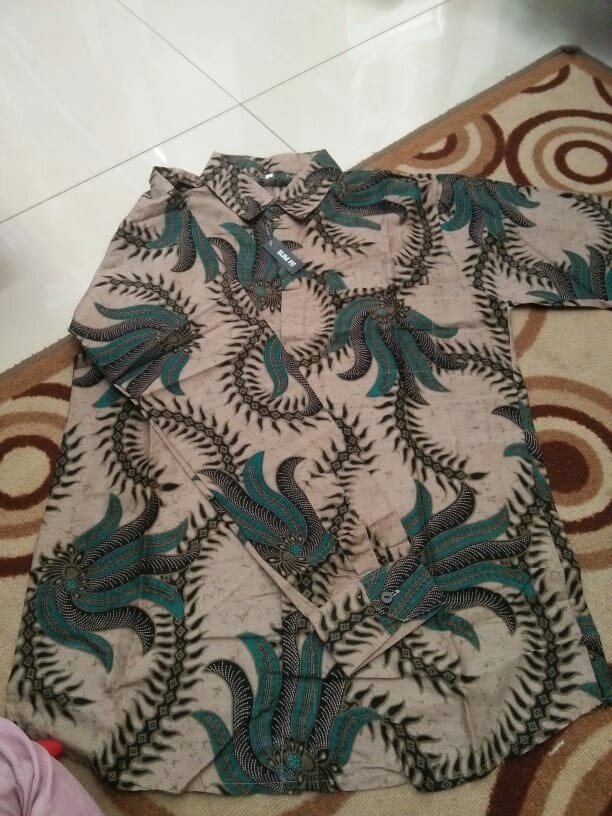 Batik Tunik Zipper/resleting Depan/af055ht Yelbor Navbor / Batik Modern