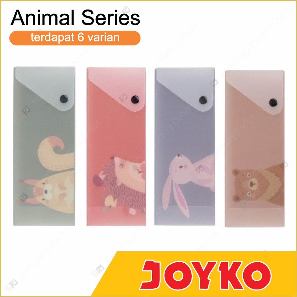 

Kotak Pensil Plastik Binatang Joyko - Pencil Case Animal PC-0719AC