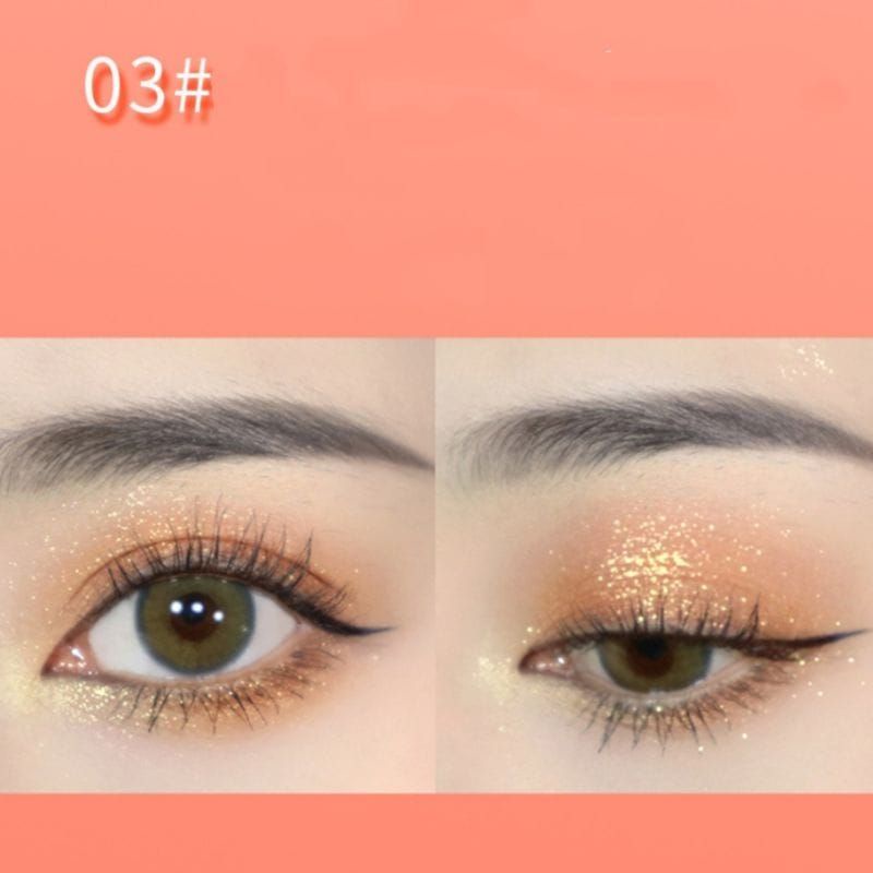 Medan Termurah High Pigmented korean style eyeshadow trendy dual tone lameila