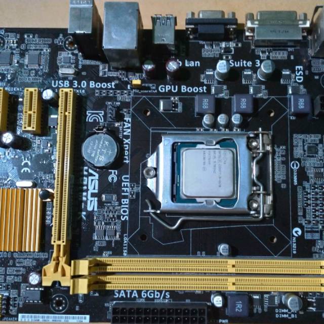 Paket mobo asus H81M plus i3 4170 tray fan Cpu