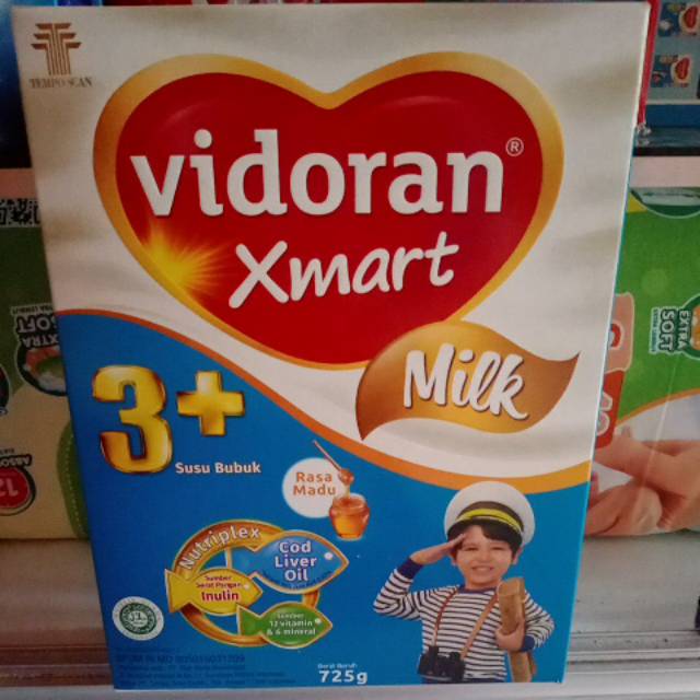 Vidoran xmart 3+ rasa madu 725 gram