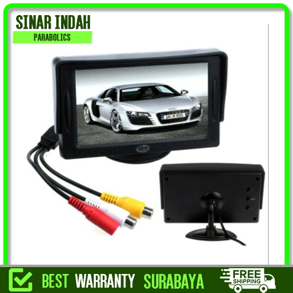 SIP Monitor Mini TV Satelit Parabola TFT LCD 4.3 Inch Top Warrnty