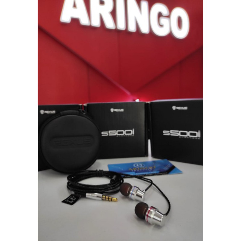 Headset Rexus EARPHONE S500i FREE POUCH