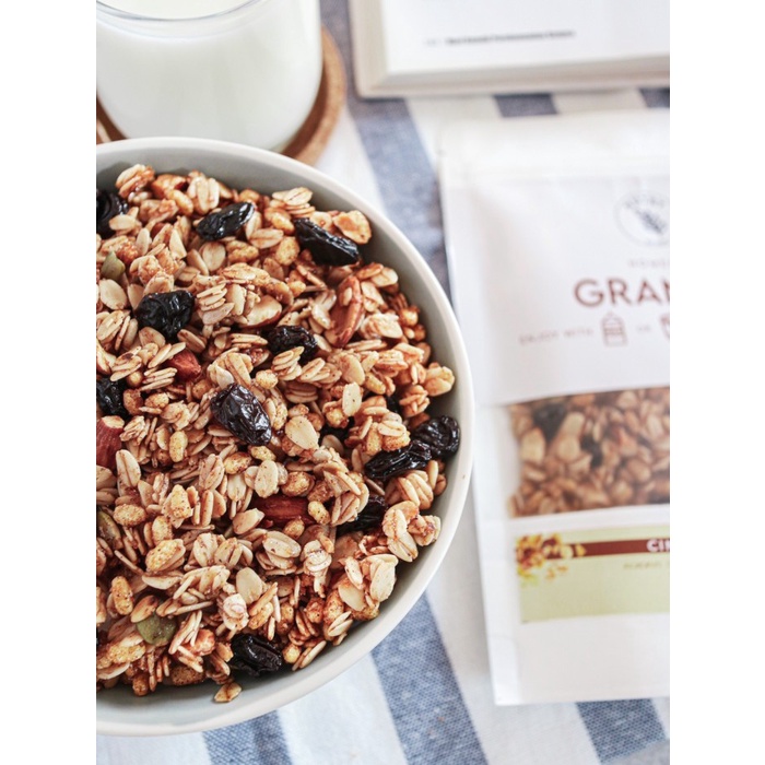 

Jual Nutry Cinnamon Raisin Granola 400 Gram