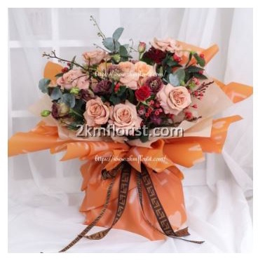 Flower Wrapping Cellophane Kertas Kado Pembungkus Bunga Florist KB6096