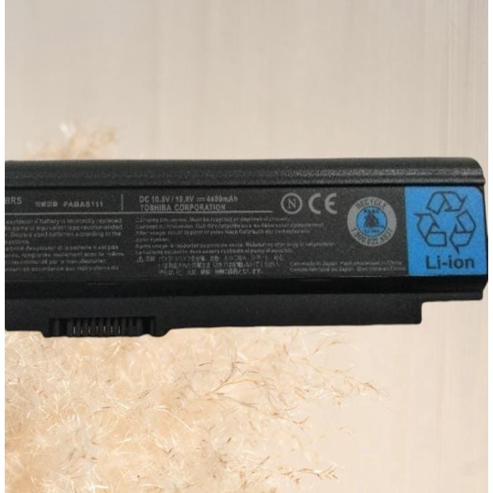 Baterai Battery Batre Toshiba Portege M600 Tecra M8 PA3595 Satellite U300 U305 PA3595 Dynabook CX SS M40 M41 M42 Equium A100 Original