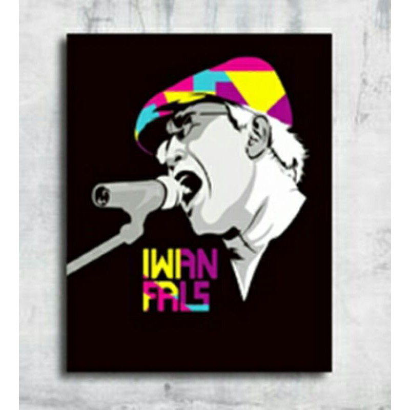 Poster Iwan Fals Pop Art