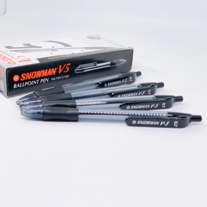 

F021 Pulpen Snowman V5 0.7mm Ballpoint Pen ..