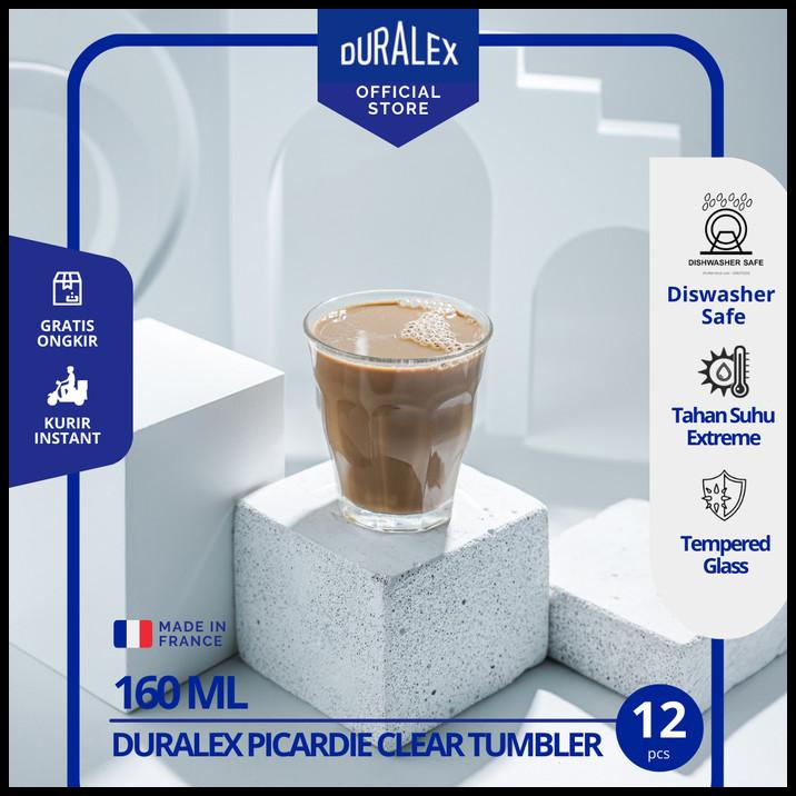 Duralex Gelas Kopi Picardie 160 Ml -Set Of 12