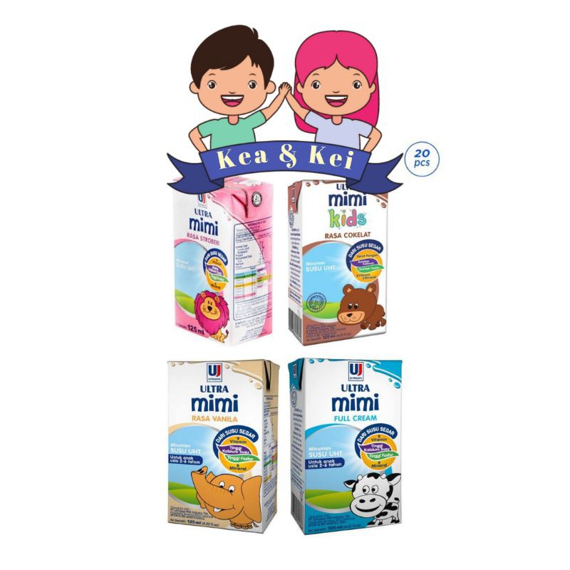 

Susu Ultra Mimi Kids 125 ml (20 kotak)