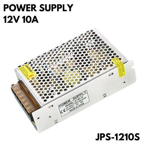 Power Supply Jaring 12V 10A Trafo CCTV Lampu LED Adaptor Switching 12V 10A