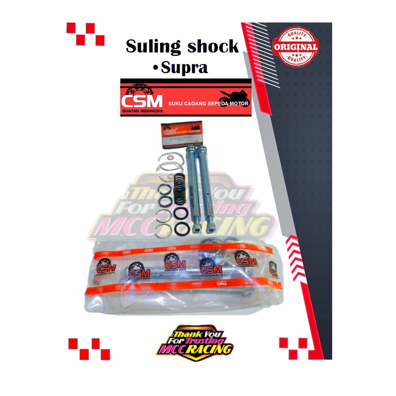 SULING SHOCK DEPAN SUPRA X-SUPRA FIT SULING AS SHOCK SUPRA X-SUPRA FIT HIGH QUALITY