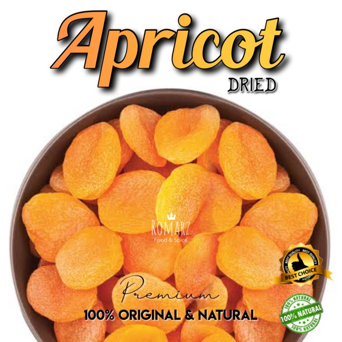 

Buah Kering - Dried Apricot Usa Premium 500Gr Buah Apricot Kering 500Gr