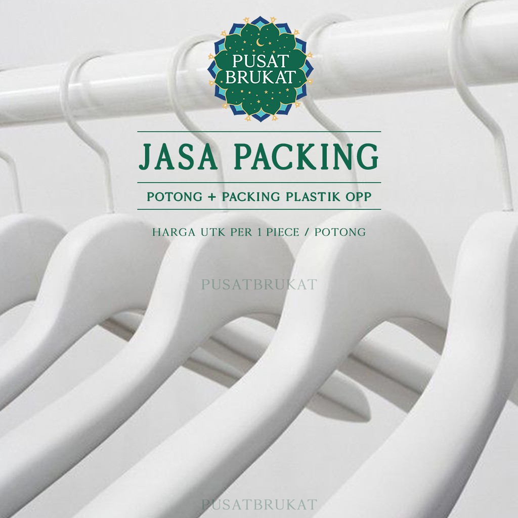 JASA PACKING: Potong &amp; Packing dalam Plastik OPP [harga per 1 piece/potong]