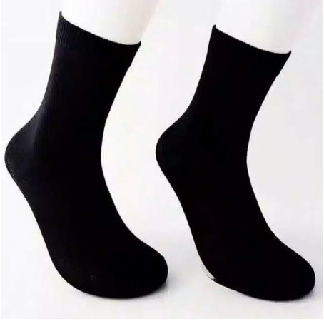 6 PASANG kaos kaki hitam panjang polos/ kaos kaki pria pendek/ kaos kaki pria / kaos kaki pria