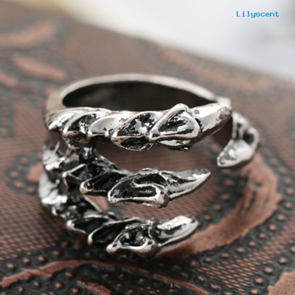 Ls Cincin Terbuka Adjustable Model Cakar Elang Vintage Untuk Unisex / Pria / Wanita